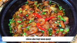 cách làm thịt kho quẹt