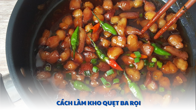 cách làm kho quẹt ba rọi